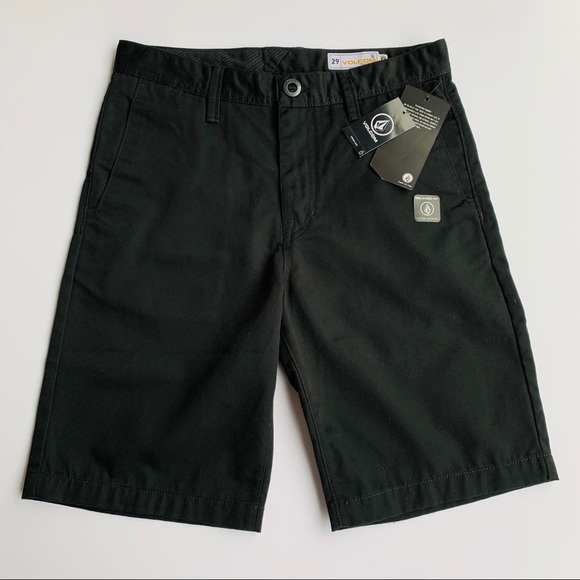 Volcom Other - ⭐️Volcom Big Boys Black Frickin Chino Shorts Sz 18